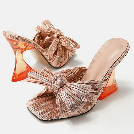 Cathalem Female Spring Summer Foreign Trade Dysmorphism Heel Satin Large High Heeled Sandals Leopard Sandal Slippers for Women Rose Gold 7.5
Cathalem Female Spring Summer Foreign Trade Dysmorphism Heel Satin Large High Heeled Sandals Leopard Sandal Slippers for Women Rose Gold 7.5
