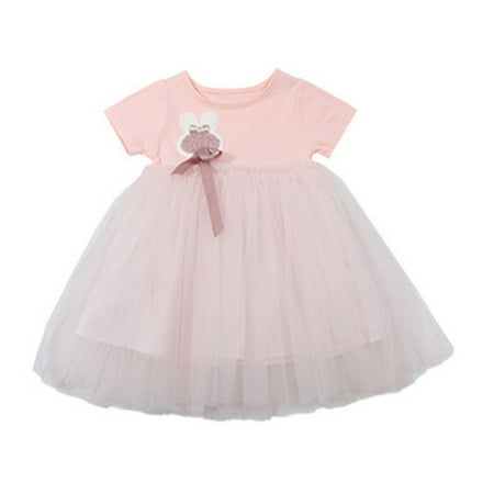 New Girl Dress Summer Fashion Cute Cartoon Pattern Net Yarn Stitching Pink Princess Dress Baby Girl Clothes
New Girl Dress Summer Fashion Cute Cartoon Pattern Net Yarn Stitching Pink Princess Dress Baby Girl Clothes
