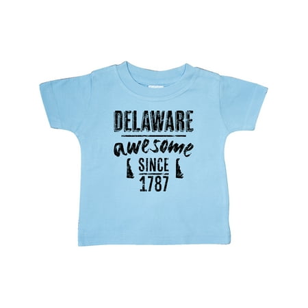 Inktastic Delaware Awesome Since 1787 Gift Baby Boy or Baby Girl T-Shirt