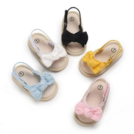 Summer Baby Girl Shoes Cute Cotton Bow Sandals Rubber Anti-Slip Beach Shoes For Toddlers Prewalker First Walking Shoe 0-18M
Summer Baby Girl Shoes Cute Cotton Bow Sandals Rubber Anti-Slip Beach Shoes For Toddlers Prewalker First Walking Shoe 0-18M