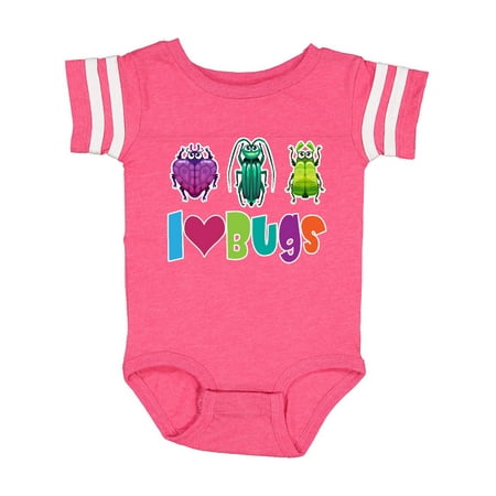 Inktastic I Love Bugs Gift Baby Boy or Baby Girl Bodysuit