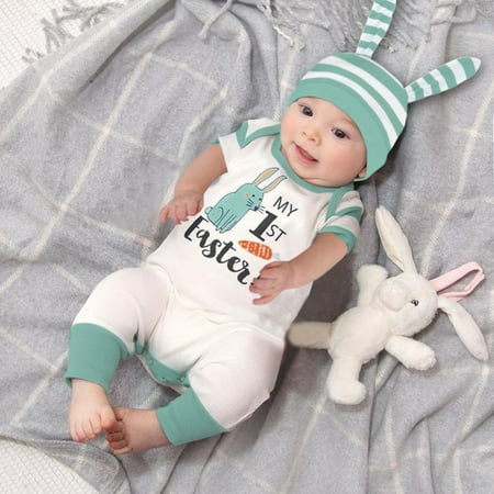 Baby girl jumpsuit Infant Baby Boys Girls Easter Cartoon Rabbit Printed Romper Jumpsuit+Hat CHMORA
Baby girl jumpsuit Infant Baby Boys Girls Easter Cartoon Rabbit Printed Romper Jumpsuit+Hat CHMORA