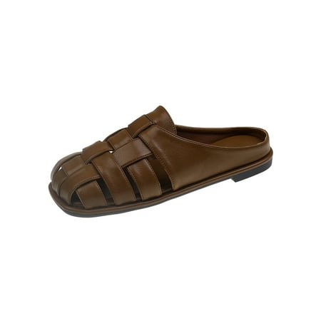 Bellella Women Flats Square Toe Mules Summer Clogs Casual Slides Party Work Flat Shoes Brown 6
Bellella Women Flats Square Toe Mules Summer Clogs Casual Slides Party Work Flat Shoes Brown 6