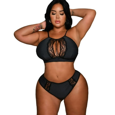 Gaiseeis Women s Oversize Lace Sexy Lingerie Pajama Suit Eyelash Nightdress Suspender Pajamas Black XL
Gaiseeis Women s Oversize Lace Sexy Lingerie Pajama Suit Eyelash Nightdress Suspender Pajamas Black XL