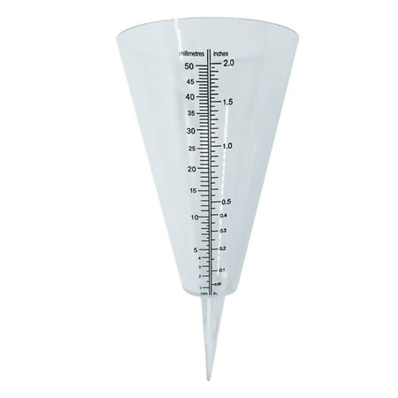 Cone Shaped Rain Gauge Plug Measuring Cup Transparent Rainfall Gauge Useful Rainfall Meter for Garden Lawn Outdoor Farming
Cone Shaped Rain Gauge Plug Measuring Cup Transparent Rainfall Gauge Useful Rainfall Meter for Garden Lawn Outdoor Farming