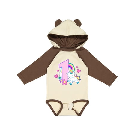 Inktastic I Am 1 Year Old with Unicorn and Hearts Gift Baby Girl Long Sleeve Bodysuit
Inktastic I Am 1 Year Old with Unicorn and Hearts Gift Baby Girl Long Sleeve Bodysuit