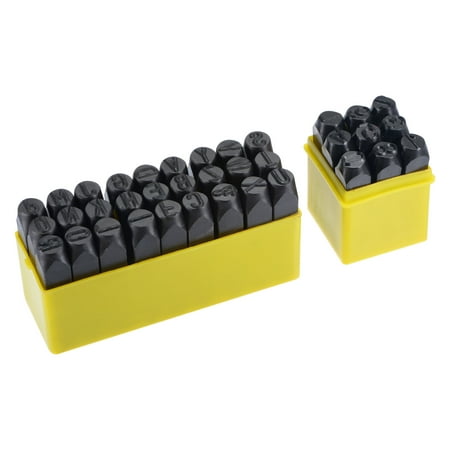 Uxcell 1/2 (12.5mm) Number and Letter Stamp Set A-Z & 0-9 Punch Press Tool for Metal Plastic Wood Leather
Uxcell 1/2 (12.5mm) Number and Letter Stamp Set A-Z & 0-9 Punch Press Tool for Metal Plastic Wood Leather