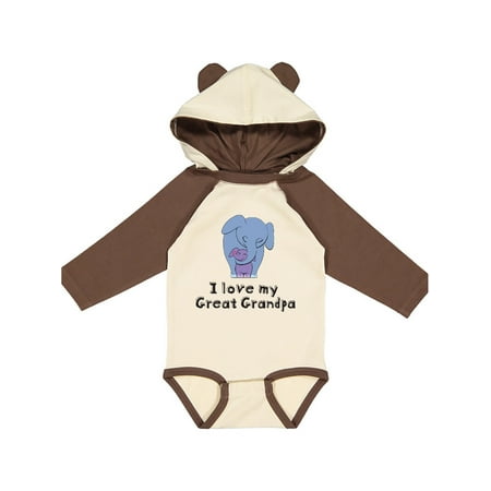 Inktastic I Love my Great Grandpa Elephant Gift Baby Boy or Baby Girl Long Sleeve Bodysuit
Inktastic I Love my Great Grandpa Elephant Gift Baby Boy or Baby Girl Long Sleeve Bodysuit