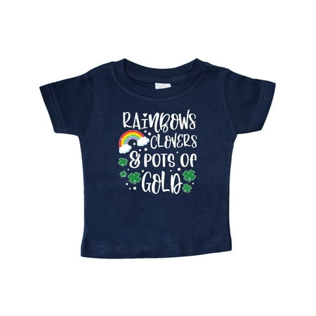 Inktastic St .Patrick s Day Rainbows Clovers & Pots of Gold Gift Baby Boy or Baby Girl T-Shirt
Inktastic St .Patrick s Day Rainbows Clovers & Pots of Gold Gift Baby Boy or Baby Girl T-Shirt