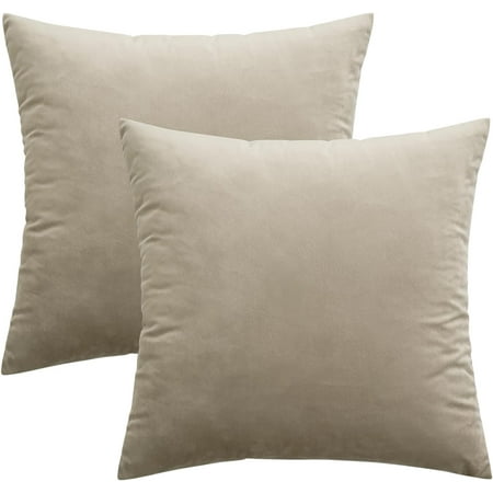 MIULEE Pack of 2 Taupe Velvet Throw Pillow Covers 16x16 Inch Soft Solid Decorative Square Set Cushion Cases for Spring Couch Sofa Bedroom
MIULEE Pack of 2 Taupe Velvet Throw Pillow Covers 16x16 Inch Soft Solid Decorative Square Set Cushion Cases for Spring Couch Sofa Bedroom