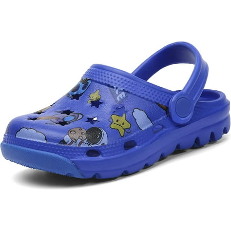 Kid s Garden Clogs Cute Slides Sandals Toddlers Beach Pool Shower Shoes with Non-Slip Sole