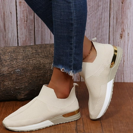 YOTAMI Women s Casual Walking Shoes Large Size Breathable Mesh Work Slip-on Sneakers Beige 6
YOTAMI Women s Casual Walking Shoes Large Size Breathable Mesh Work Slip-on Sneakers Beige 6