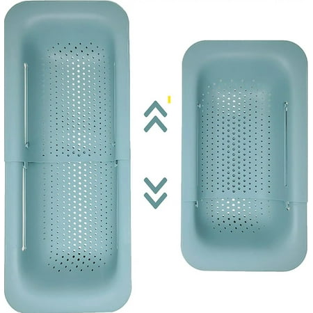 Makerstep Over the Sink Colander Strainer Basket Expandable Wash Drain and Dry Multifunctional Kitchen Gadgets Green
Makerstep Over the Sink Colander Strainer Basket Expandable Wash Drain and Dry Multifunctional Kitchen Gadgets Green