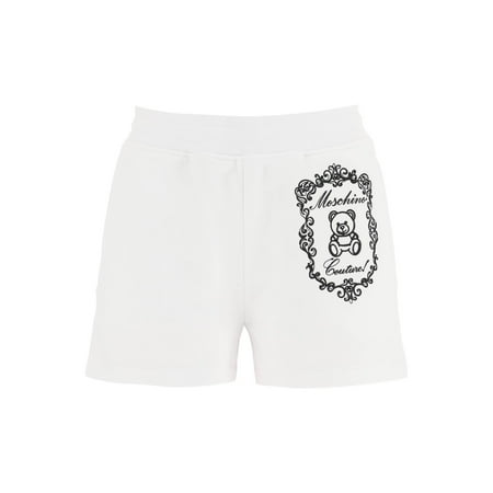 Moschino Teddy Bear Embroidery Sweatshorts Women