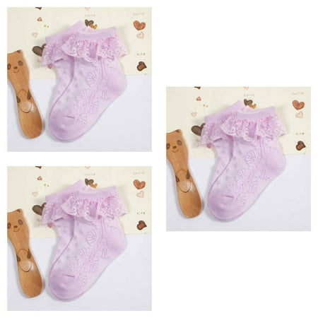 3pcs Cute Baby Infant Lace Sock Girls Tiny Newborn Spanish Knitted Cotton Blend Ankle Socks
3pcs Cute Baby Infant Lace Sock Girls Tiny Newborn Spanish Knitted Cotton Blend Ankle Socks