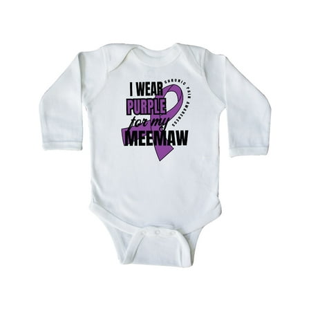 Inktastic Chronic Pain I Wear Purple For My Meemaw Gift Baby Boy or Baby Girl Long Sleeve Bodysuit
Inktastic Chronic Pain I Wear Purple For My Meemaw Gift Baby Boy or Baby Girl Long Sleeve Bodysuit