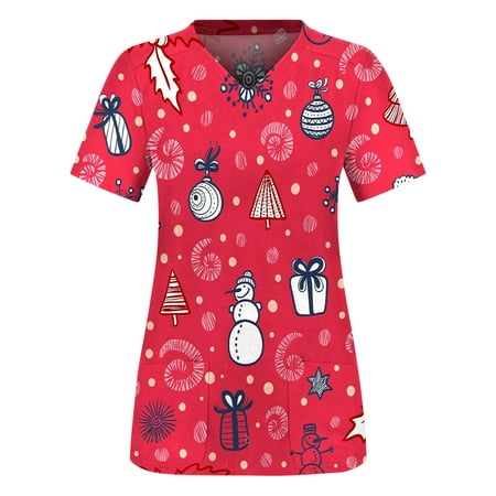 Women Scrub_Top Working Uniform Blouse Short Sleeve V-Neck Workwear T-Shirt with Pocket Comfy Tops XXL
Women Scrub_Top Working Uniform Blouse Short Sleeve V-Neck Workwear T-Shirt with Pocket Comfy Tops XXL