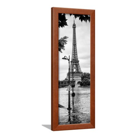 Paris sur Seine Collection - Traffic Light Panel II Framed Print Wall Art By Philippe Hugonnard