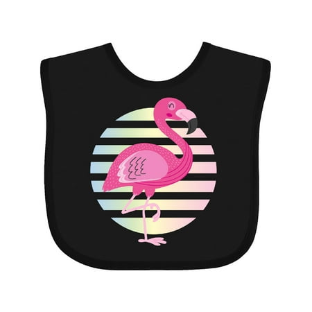 Inktastic Flamingo Bird Pink Pastel Sunset Gift Baby Girl Bib