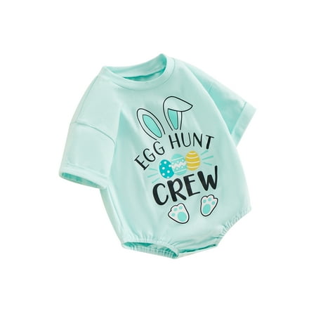 FEORJGP Infant Baby Boys Girls Easter Jumpsuit Newborn 3M 6M 12M 18M Short Sleeve T-Shirt Romper LetterBunny EarEgg Print Round Neck Bodysuit Little Kids Loose Casual Daily Clothes
FEORJGP Infant Baby Boys Girls Easter Jumpsuit Newborn 3M 6M 12M 18M Short Sleeve T-Shirt Romper LetterBunny EarEgg Print Round Neck Bodysuit Little Kids Loose Casual Daily Clothes