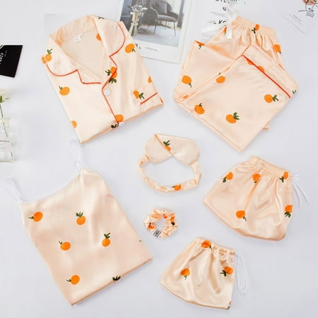 Tejiojio Mother s Day Gifts 7 Pieces Women s Pajamas Sets Faux Silk Pyjama Women s Pajamas Sleepwear Sets Spring Summer Homewear
Tejiojio Mother s Day Gifts 7 Pieces Women s Pajamas Sets Faux Silk Pyjama Women s Pajamas Sleepwear Sets Spring Summer Homewear