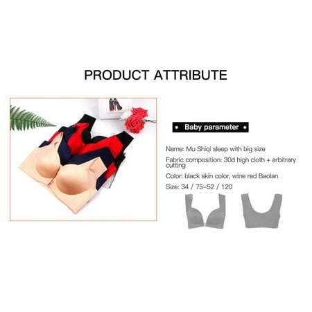 Front Closure Bra Womens Bra Push Up Brassiere Wireless Sexy Underwear Comfort