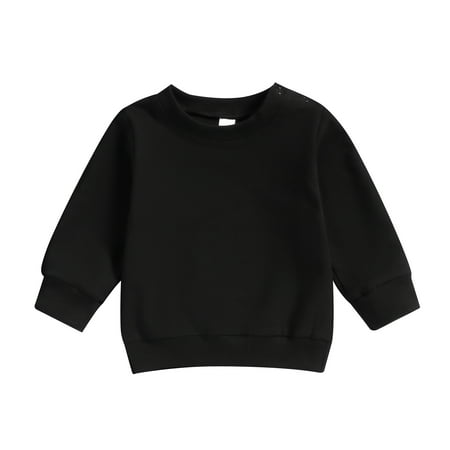Elippeo Toddler Baby Boys Sweatshirts 6M 12M 18M 24M 3Y Long Sleeve Crewneck Solid Color Pullover Fall Tops
Elippeo Toddler Baby Boys Sweatshirts 6M 12M 18M 24M 3Y Long Sleeve Crewneck Solid Color Pullover Fall Tops