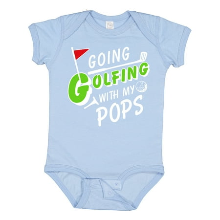 Inktastic Going Golfing with My Pops- Kids Golf Gift Baby Boy or Baby Girl Bodysuit
Inktastic Going Golfing with My Pops- Kids Golf Gift Baby Boy or Baby Girl Bodysuit