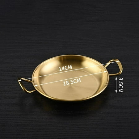 Leke Stainless steel double-eared snack tray snack tray dried fruit tray thickened
Leke Stainless steel double-eared snack tray snack tray dried fruit tray thickened