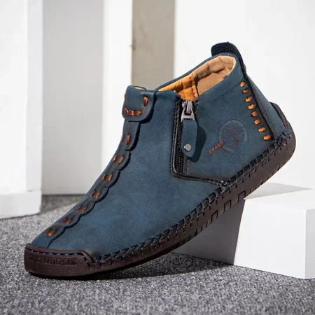 Men‘s Stitched Causal Moccasin Men‘s Shoes
