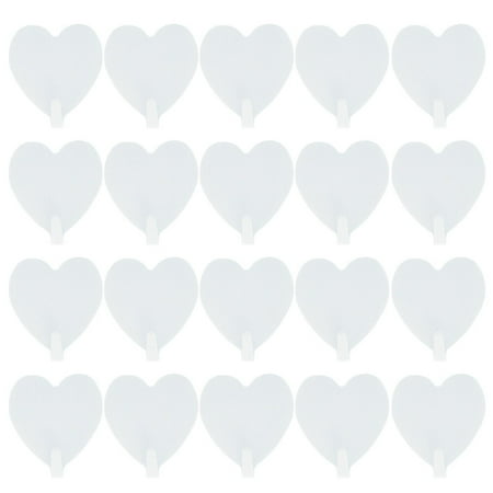 20 Pcs Decor Hook Stainless Steel Hooks Bathroom Self-adhesive Love Sticky Heart-shaped
20 Pcs Decor Hook Stainless Steel Hooks Bathroom Self-adhesive Love Sticky Heart-shaped