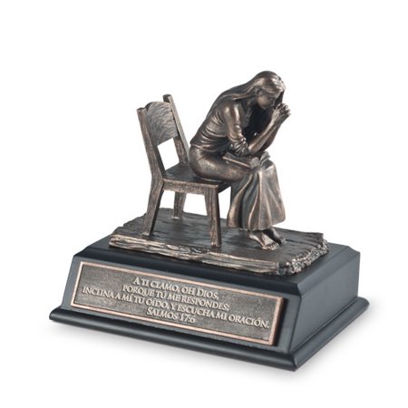 Spanish-Sculpture-Moments of Faith-Small-Mujer Rezando (Praying Woman) (#20652)