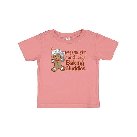 Inktastic My Cousin And I Are Baking Buddies Gift Baby Boy or Baby Girl T-Shirt
