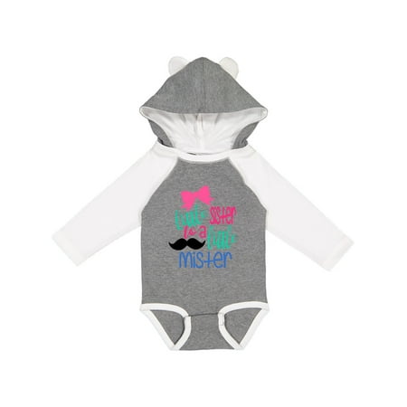 Inktastic Little Sister to a Little Mister Gift Baby Girl Long Sleeve Bodysuit
Inktastic Little Sister to a Little Mister Gift Baby Girl Long Sleeve Bodysuit