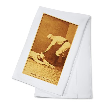 Boston Beaneaters - Old Hoss Radbourn - Baseball Card (100% Cotton Kitchen Towel)