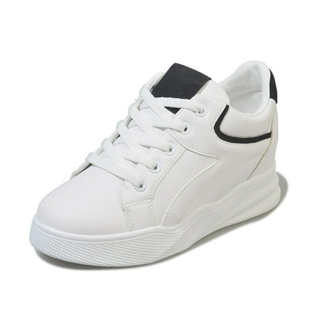 Women Sports Shoes PU Lightweight Inner Heightened Walking Lace up Sneaker Casual Shoe 41
Women Sports Shoes PU Lightweight Inner Heightened Walking Lace up Sneaker Casual Shoe 41