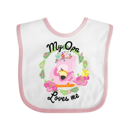 Inktastic Baby Flamingo My Opa Loves Me with Flower Wreath Gift Baby Boy or Baby Girl Bib
Inktastic Baby Flamingo My Opa Loves Me with Flower Wreath Gift Baby Boy or Baby Girl Bib
