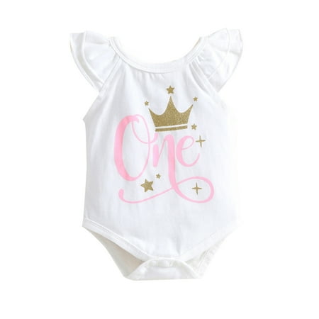 QILINXUAN Baby Girls Summer Romper Letters and Crown Pattern Ruffle Sleeve Snap Closure One-Piece Jumpsuits
QILINXUAN Baby Girls Summer Romper Letters and Crown Pattern Ruffle Sleeve Snap Closure One-Piece Jumpsuits