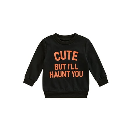 Jkerther Baby Boys Girls Halloween Sweatshirt Letter Print Long Sleeve Loose Fall Pullovers
Jkerther Baby Boys Girls Halloween Sweatshirt Letter Print Long Sleeve Loose Fall Pullovers