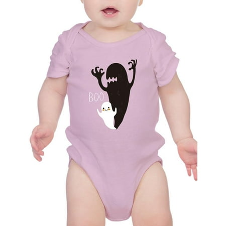 Boo. Little Ghost Big Shadow Bodysuit Infant -Image by Shutterstock 6 Months