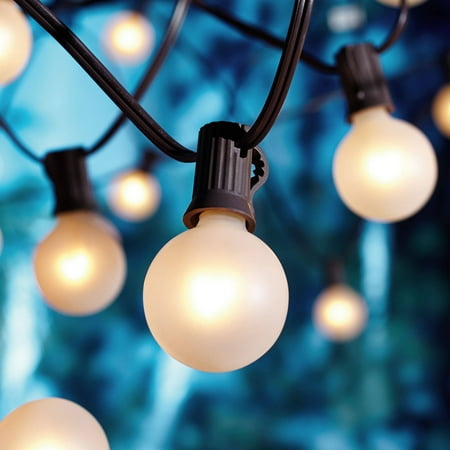 Mainstays 20-Count Frosted Glass Globe String Lights - Walmart.com