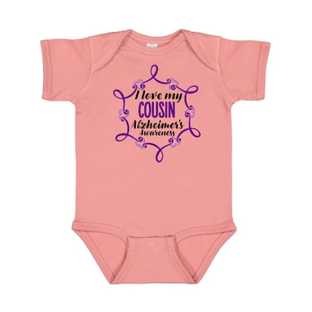 Inktastic I Love My Cousin Alzheimer s Awareness with Purple Hearts Gift Baby Boy or Baby Girl Bodysuit
Inktastic I Love My Cousin Alzheimer s Awareness with Purple Hearts Gift Baby Boy or Baby Girl Bodysuit