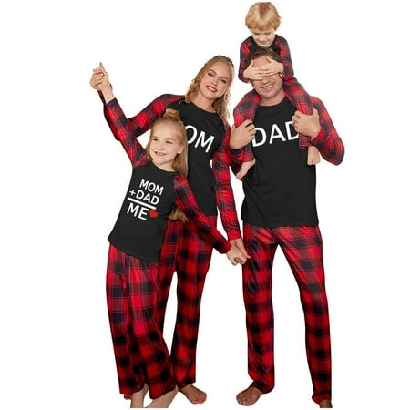 Dadaria Christmas Pajamas for Family Matching Family Sets Christmas Casual Printed Top With Bottom Outfits Home Wear Black Women S
Dadaria Christmas Pajamas for Family Matching Family Sets Christmas Casual Printed Top With Bottom Outfits Home Wear Black Women S