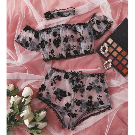 KUNPENG Women s Fashion Sexy Lace Two-piece Set Suit Solid Color Wireless Bra Sexy Underwear Panties Valentine s Nightgown Pajamas Black / L
KUNPENG Women s Fashion Sexy Lace Two-piece Set Suit Solid Color Wireless Bra Sexy Underwear Panties Valentine s Nightgown Pajamas Black / L