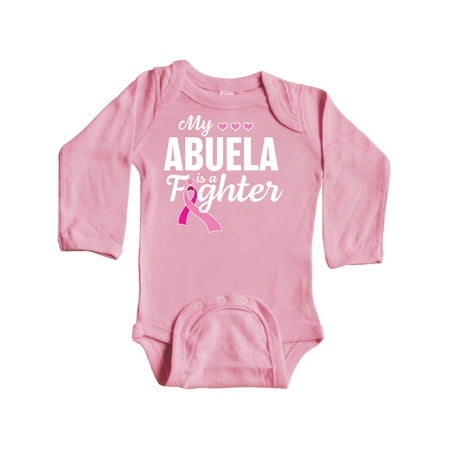 Inktastic Breast Cancer Awareness My Abuela is a Fighter Gift Baby Boy or Baby Girl Long Sleeve Bodysuit
Inktastic Breast Cancer Awareness My Abuela is a Fighter Gift Baby Boy or Baby Girl Long Sleeve Bodysuit