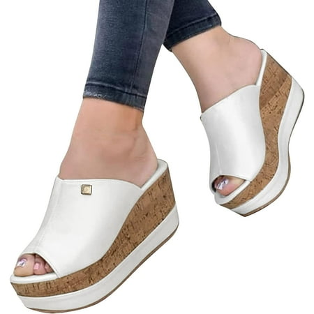 Sandals for Women Wedge Womens Comfy Platform Sandals Slip-On Summer Casual Beach Wedge Sandals Strappy Ankle Buckle Strap Open Toe Sandals Flip Flops Wedge Shoes Causal Outdoor Sandals
Sandals for Women Wedge Womens Comfy Platform Sandals Slip-On Summer Casual Beach Wedge Sandals Strappy Ankle Buckle Strap Open Toe Sandals Flip Flops Wedge Shoes Causal Outdoor Sandals