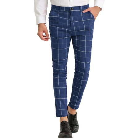 Lars Amadeus Men s Dress Plaid Slim Fit Flat Front Business Checked Trousers
Lars Amadeus Men s Dress Plaid Slim Fit Flat Front Business Checked Trousers