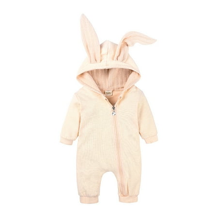 Infant Baby Fleece Romper Onesie Warm Cute Bunny Hooded Jumpsuit for 0-2T Baby Fashion Infant Romper pajamas Outfit Autumn and Winter
Infant Baby Fleece Romper Onesie Warm Cute Bunny Hooded Jumpsuit for 0-2T Baby Fashion Infant Romper pajamas Outfit Autumn and Winter