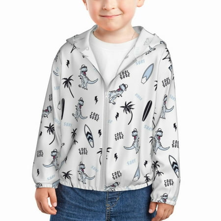 Sun Hoodie for Kids Surfer dinosaur pattern Long Sleeve Swim Fishing Shirts Sun Protection Zip Up Jacket Clothing Athletic Hoodie
Sun Hoodie for Kids Surfer dinosaur pattern Long Sleeve Swim Fishing Shirts Sun Protection Zip Up Jacket Clothing Athletic Hoodie