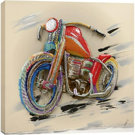 Northwood Collection NC-IMP6065 83 x 83 in. Motorcycle II Wall Decor